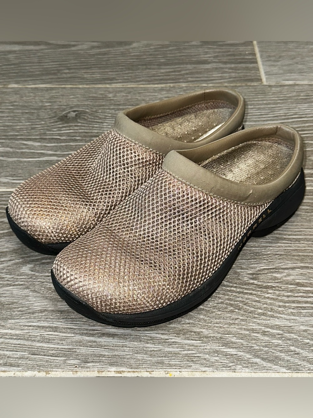 Merrell Primo Breeze 2 Women's 8 Brown Mesh Slip On Mule Comfort Casual Clogs